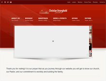 Tablet Screenshot of christianstronghold.com